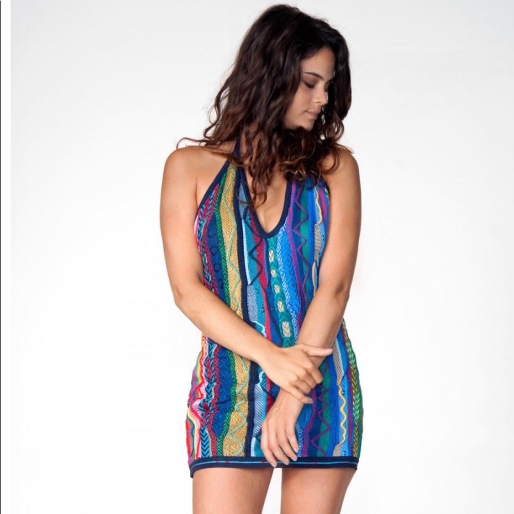 COOGI native halter dress NEW with tags .